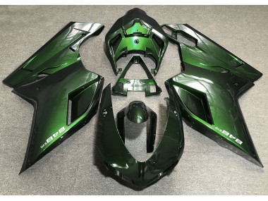 Verde Scuro 2007-2014 Ducati 848 1098 1198 Carena Moto