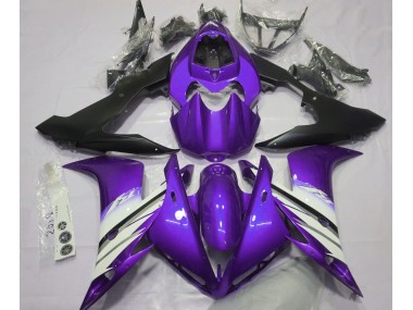 Viola Brillante & Bianco 2004-2006 Yamaha R1 Carena Moto